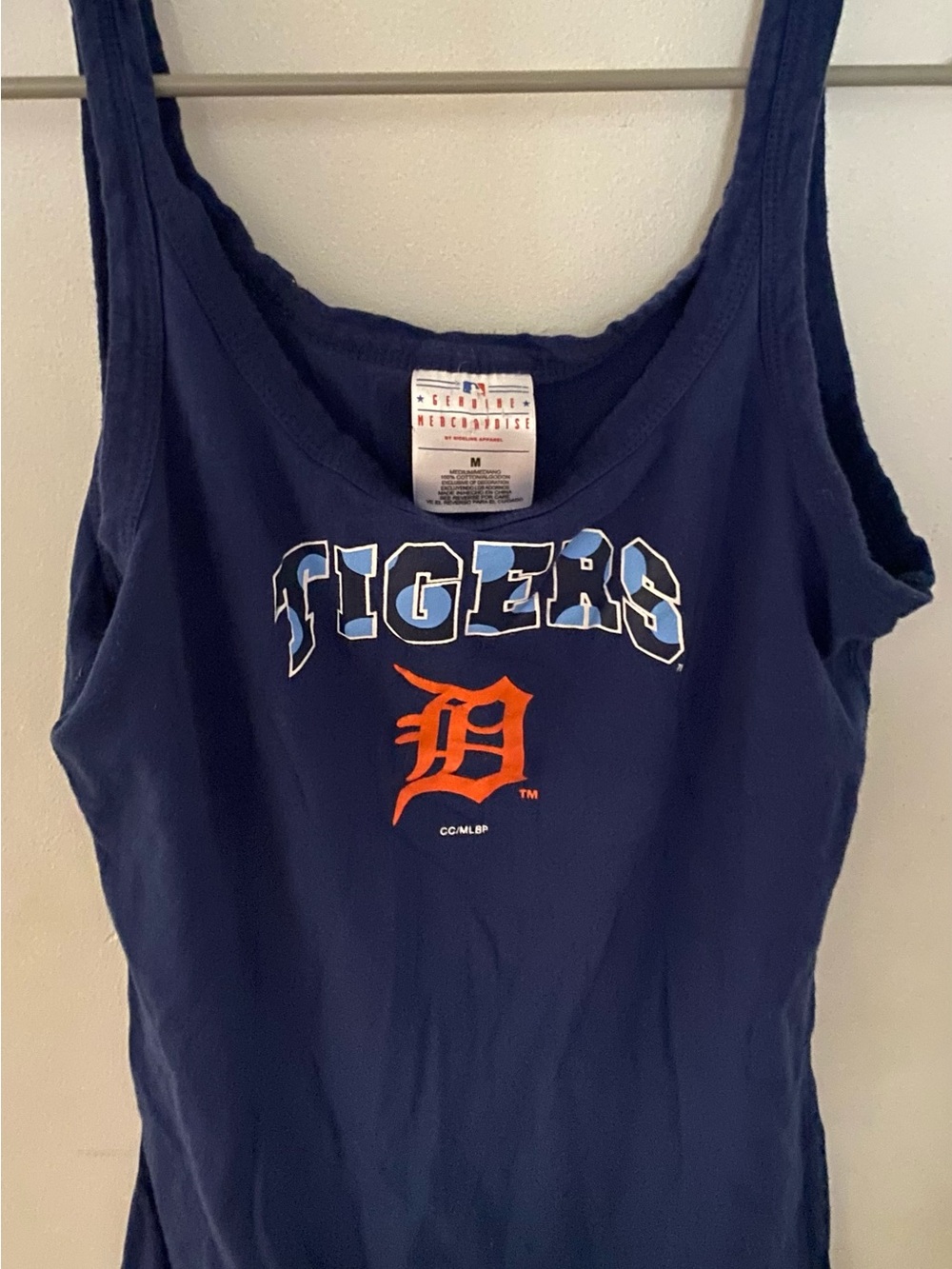 Genuine Merchandise Navy and Orange Tigers Graphic Tank